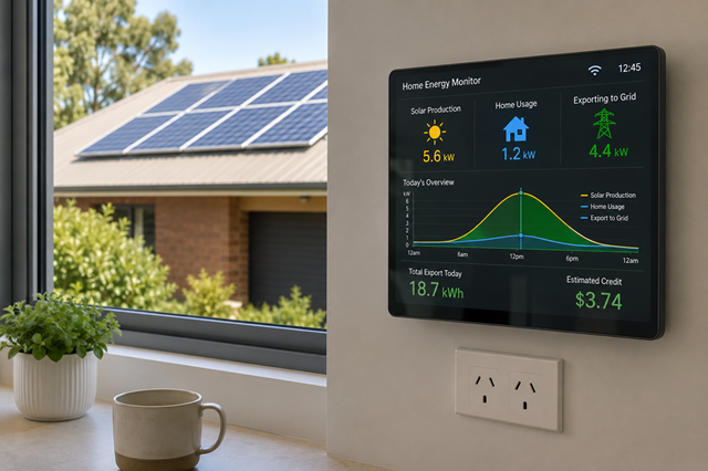 Home Energy Monitor for Solar Export Credits: Why Midday Power Matters Image