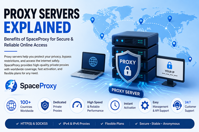 Proxy Servers Explained: Why SpaceProxy Is a Smart Choice for Secure and Reliable Online Access Image